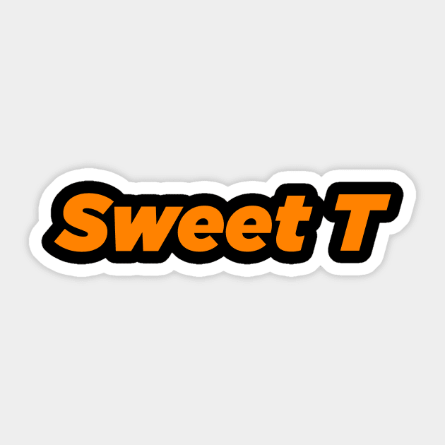 Sweet T Sticker by Chuck Buda